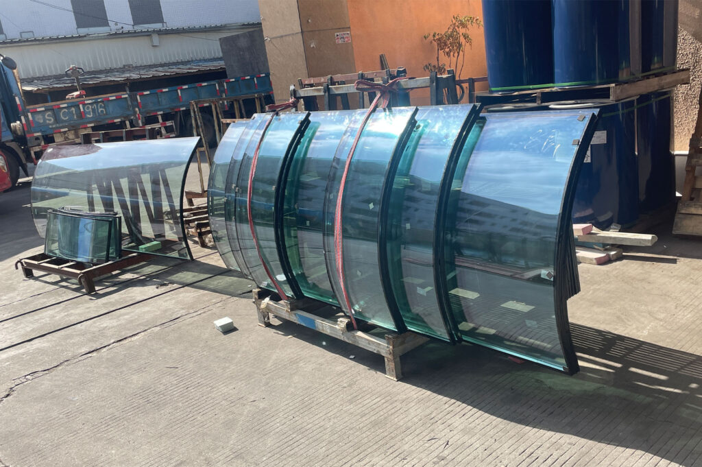 curved laminated architectural glass