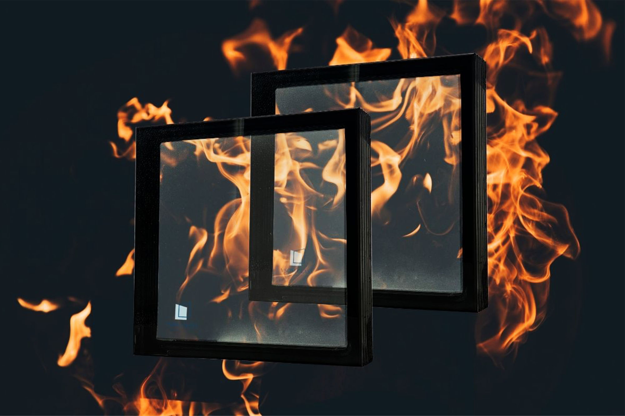 Insulated Fire Glass