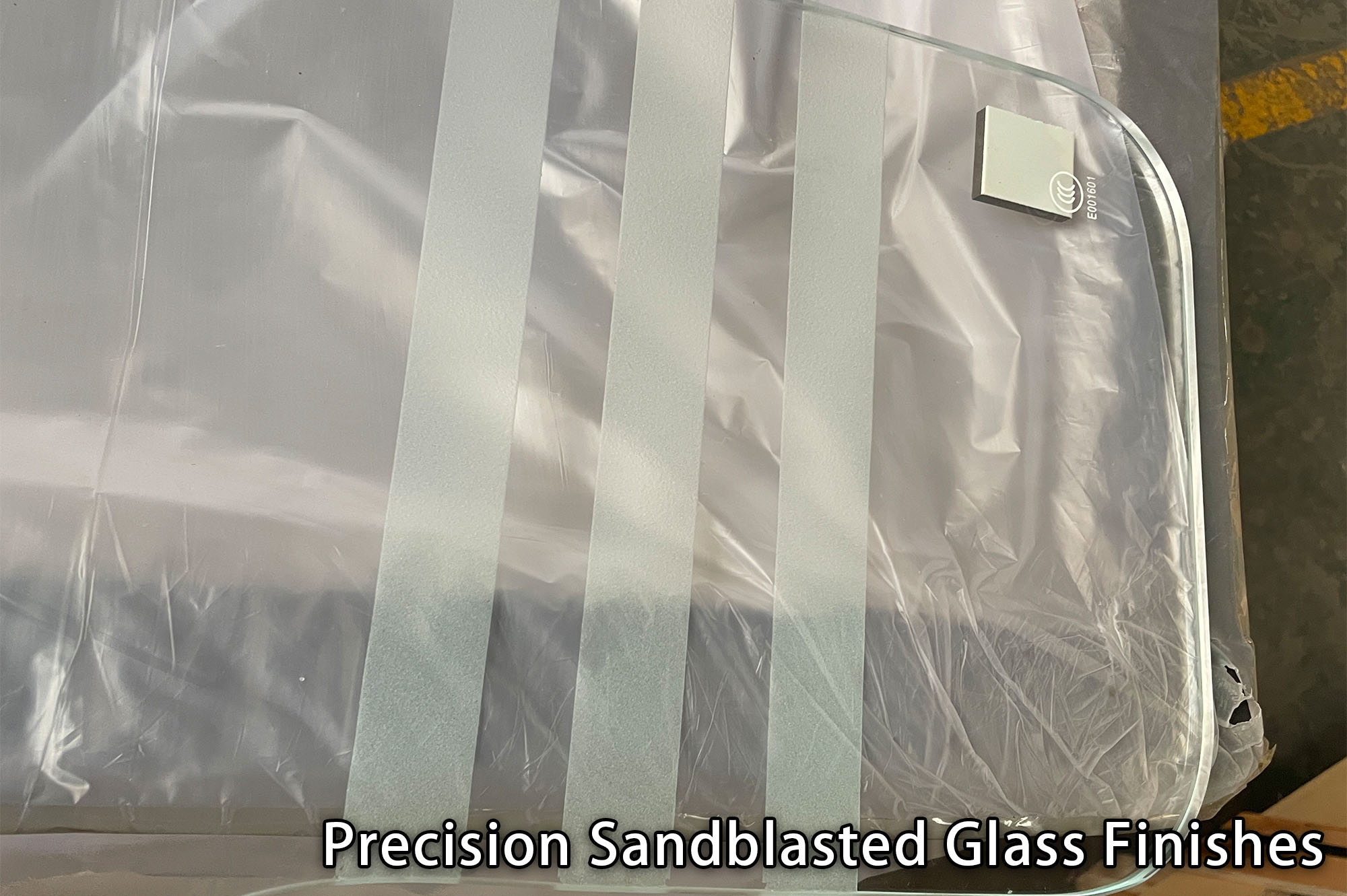 Precision Sandblasted Glass Finishes