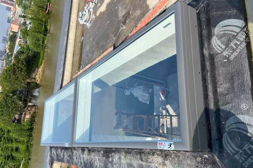 custom villa roof glazing