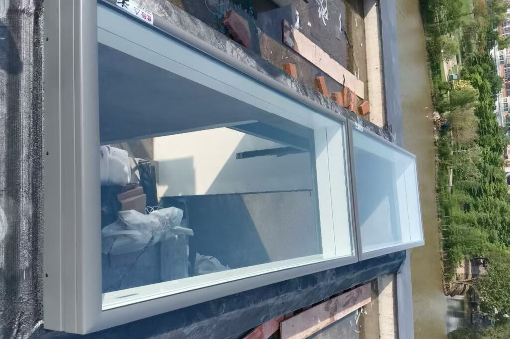 low e skylight glass roof