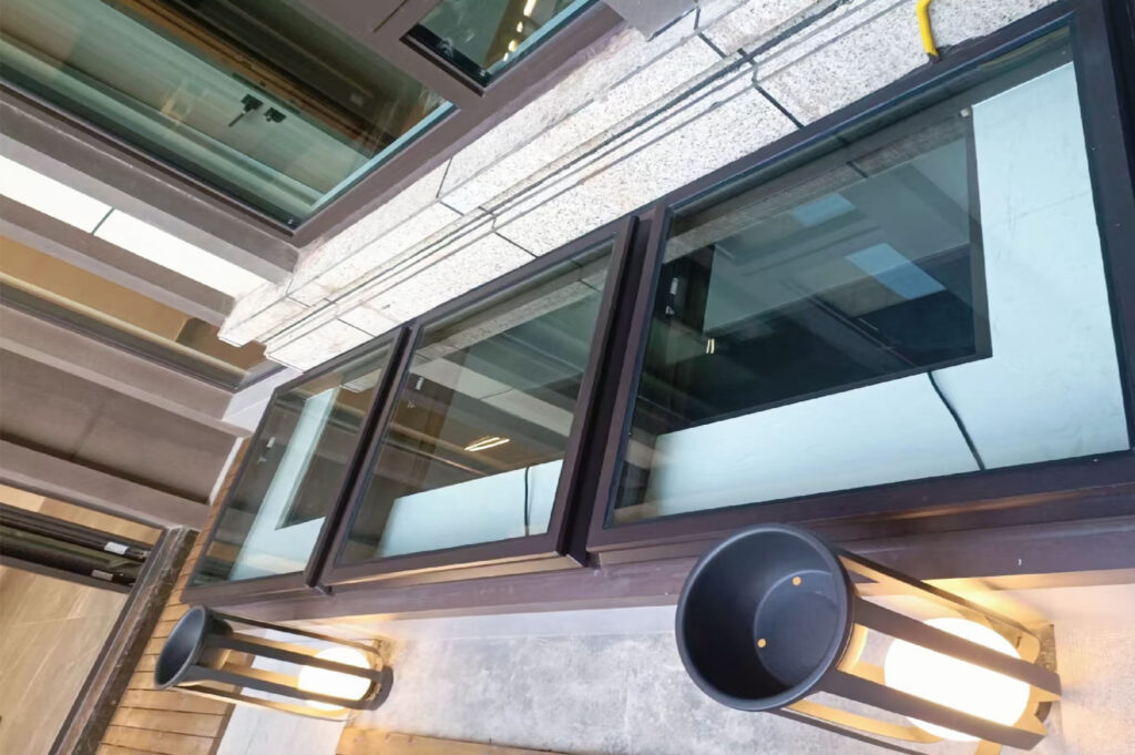 modern residential glass skylight