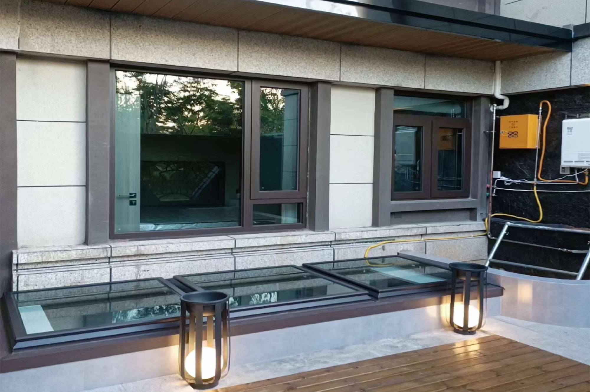 villa skylight glass roof system