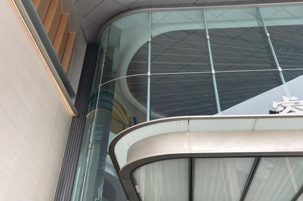 custom hotel curtain wall project
